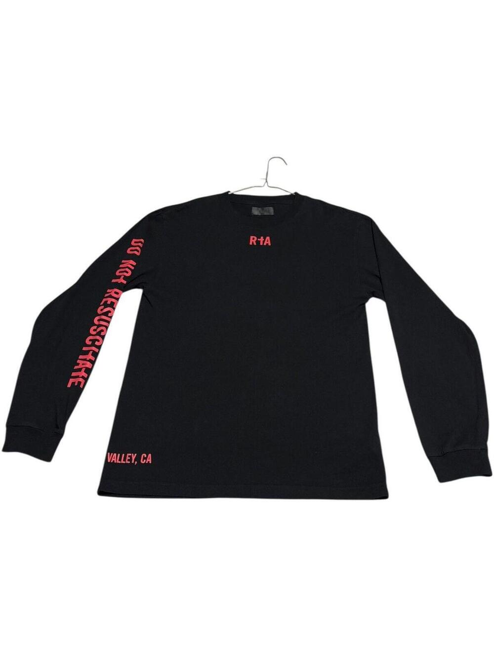 RTA Do Not Resuscitate DNR Medic Long Sleeve T-Shirt Red Logo archive designer